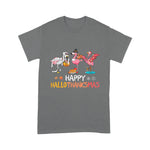 Flamingo Shirt Flamingo Halloween And Merry Christmas Happy Hallothanksmas Flamingo Halloween Shirt Flamingo Christmas Shirt - Scotstee Shop