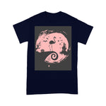 Flamingo Shirt Flamingo Halloween Costume Moon Silhouette Flamingo Halloween Shirt - Scotstee Shop