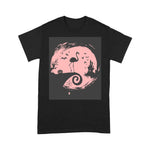 Flamingo Shirt Flamingo Halloween Costume Moon Silhouette Flamingo Halloween Shirt - Scotstee Shop