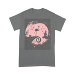 Flamingo Shirt Flamingo Halloween Costume Moon Silhouette Flamingo Halloween Shirt - Scotstee Shop