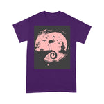 Flamingo Shirt Flamingo Halloween Costume Moon Silhouette Flamingo Halloween Shirt - Scotstee Shop