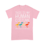 Flamingo Shirt Flamingo Halloween Human Costume Bird Animal Easy DIY Gift - Scotstee Shop