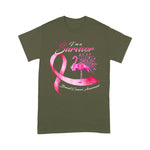 Flamingo Shirt Flamingo I'm A Survivor Butterfly Breast Cancer Awareness Breast Cancer Awareness t shirts - Scotstee Shop
