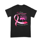 Flamingo Shirt Flamingo I'm A Survivor Butterfly Breast Cancer Awareness Breast Cancer Awareness t shirts - Scotstee Shop