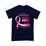 Flamingo Shirt Flamingo I'm A Survivor Butterfly Breast Cancer Awareness Breast Cancer Awareness t shirts - Scotstee Shop