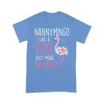 Flamingo Shirt Flamingo Nannymingo Like A Normal Nanny Gifts Funny Grandma - Scotstee Shop