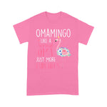 Flamingo Shirt Flamingo Omamingo Like A Normal Oma Gifts Funny Mom Grandma Oma TShirts - Scotstee Shop