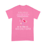 Flamingo Shirt Flamingo People Stop Expecting Normal From Me Flamingo Shirt - Scotstee Shop