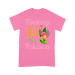 Flamingo Shirt Flamingo Queen Flocking 45 Years Old And Fabulous Birthday - Scotstee Shop