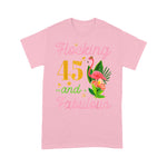 Flamingo Shirt Flamingo Queen Flocking 45 Years Old And Fabulous Birthday - Scotstee Shop
