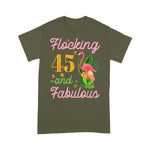 Flamingo Shirt Flamingo Queen Flocking 45 Years Old And Fabulous Birthday - Scotstee Shop