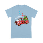 Flamingo Shirt Flamingo Riding Christmas Tree Truck Flamingo Christmas - Scotstee Shop