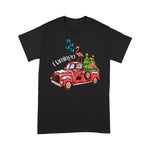 Flamingo Shirt Flamingo Riding Christmas Tree Truck Flamingo Christmas - Scotstee Shop