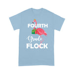 Flamingo Shirt Fourth Grade Flock Crew Pink Flamingo - Scotstee Shop