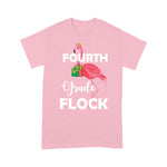 Flamingo Shirt Fourth Grade Flock Crew Pink Flamingo - Scotstee Shop