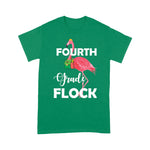 Flamingo Shirt Fourth Grade Flock Crew Pink Flamingo - Scotstee Shop