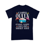 Flamingo Shirt Funny Camper Queen Sassy Gift For Women RV Camping Lovers - Scotstee Shop