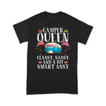 Flamingo Shirt Funny Camper Queen Sassy Gift For Women RV Camping Lovers - Scotstee Shop