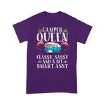 Flamingo Shirt Funny Camper Queen Sassy Gift For Women RV Camping Lovers - Scotstee Shop