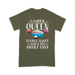 Flamingo Shirt Funny Camper Queen Sassy Gift For Women RV Camping Lovers - Scotstee Shop
