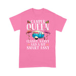 Flamingo Shirt Funny Camper Queen Sassy Gift For Women RV Camping Lovers - Scotstee Shop