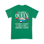 Flamingo Shirt Funny Camper Queen Sassy Gift For Women RV Camping Lovers - Scotstee Shop