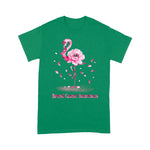 Flamingo Shirt Funny Flamingo Hope Flower Lover Breast Cancer Awareness t shirts - Scotstee Shop
