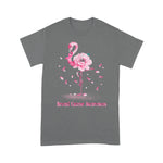 Flamingo Shirt Funny Flamingo Hope Flower Lover Breast Cancer Awareness t shirts - Scotstee Shop