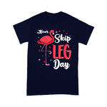 Flamingo Shirt Funny Flamingo Never Skip Leg Day Cute Flamingo Lover - Scotstee Shop