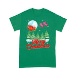 Flamingo Shirt Funny Flamingo Santa Merry Christmas Gift Xmas - Scotstee Shop