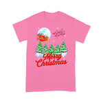 Flamingo Shirt Funny Flamingo Santa Merry Christmas Gift Xmas - Scotstee Shop
