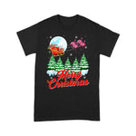 Flamingo Shirt Funny Flamingo Santa Merry Christmas Gift Xmas - Scotstee Shop