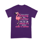 Flamingo Shirt Funny People Should Stop Expecting Normal From A Flamingo - Scotstee Shop