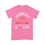 Flamingo Shirt Grammingo Like A Normal Grandma Flamingo Lover Gift - Scotstee Shop