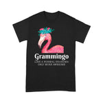 Flamingo Shirt Grammingo Normal Grandma Only More Awesome Flamingo Gift - Scotstee Shop