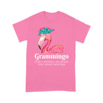 Flamingo Shirt Grammingo Normal Grandma Only More Awesome Flamingo Gift - Scotstee Shop