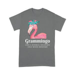 Flamingo Shirt Grammingo Normal Grandma Only More Awesome Flamingo Gift - Scotstee Shop
