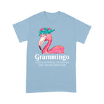 Flamingo Shirt Grammingo Normal Grandma Only More Awesome Flamingo Gift - Scotstee Shop