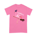 Flamingo Shirt Halloween Flamingo Witch Scary Party Funny Broom - Scotstee Shop