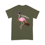 Flamingo Shirt Halloween Flamingo Witch Scary Party Funny Broom - Scotstee Shop