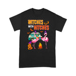 Flamingo Shirt Halloween Flamingo Witches With Hitches Wine Lover Gift - Scotstee Shop