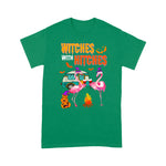 Flamingo Shirt Halloween Flamingo Witches With Hitches Wine Lover Gift - Scotstee Shop