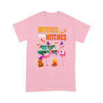 Flamingo Shirt Halloween Flamingo Witches With Hitches Wine Lover Gift - Scotstee Shop