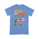 Flamingo Shirt Halloween Flamingo Witches With Hitches Wine Lover Gift - Scotstee Shop