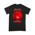 Flamingo Shirt Halloween This Is My Human Costume I'm Actually A Flamingo - Scotstee Shop