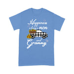 Flamingo Shirt Happiness Is Being A Mom And Grammy Sunflower Grandma - Scotstee Shop