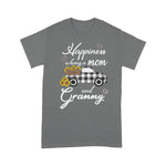 Flamingo Shirt Happiness Is Being A Mom And Grammy Sunflower Grandma - Scotstee Shop