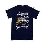 Flamingo Shirt Happiness Is Being A Mom And Grammy Sunflower Grandma - Scotstee Shop
