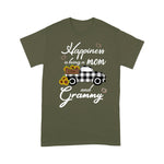 Flamingo Shirt Happiness Is Being A Mom And Grammy Sunflower Grandma - Scotstee Shop