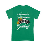 Flamingo Shirt Happiness Is Being A Mom And Grammy Sunflower Grandma - Scotstee Shop